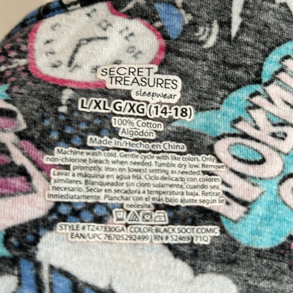 Secret Treasures women’s capped sleeve nightshirt - Picture 6 of 6